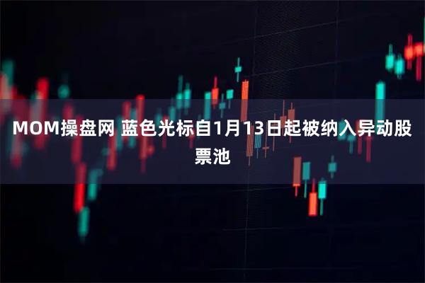 MOM操盘网 蓝色光标自1月13日起被纳入异动股票池