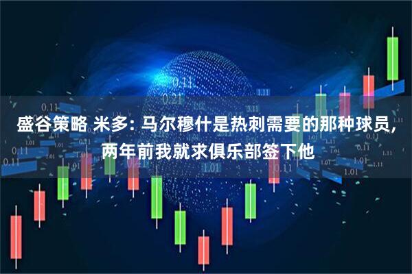 盛谷策略 米多: 马尔穆什是热刺需要的那种球员, 两年前我就求俱乐部签下他